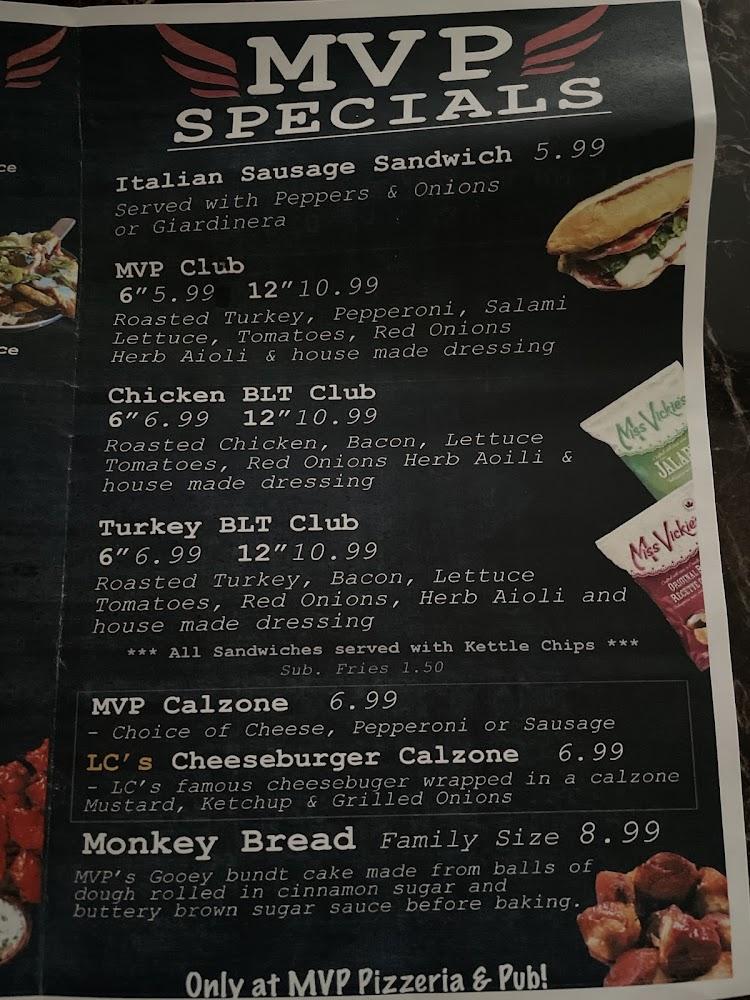 MVP Pizzeria and Pub Menu image 4
